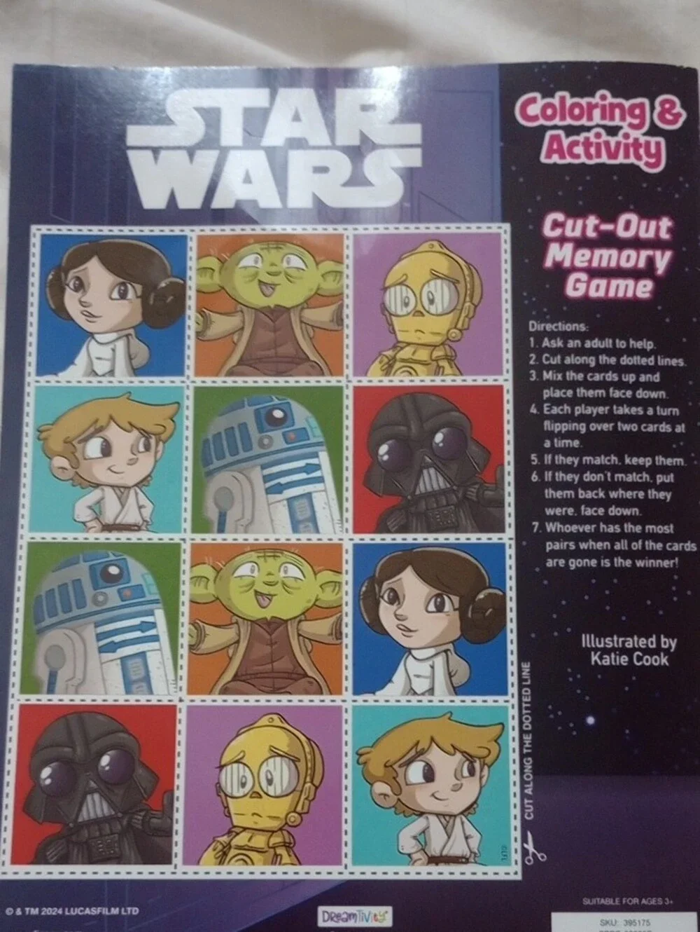 🇺🇸$5 NWT DISNEY STAR WARS Coloring & Activity Book - Different Fun Activities